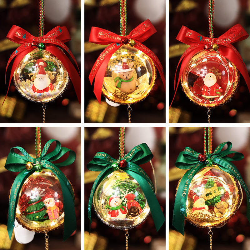 Christmas Gift Micro-view Pendant Elf Ball Glowing