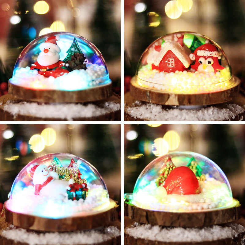 Christmas Gift Micro-view Pendant Elf Ball Glowing