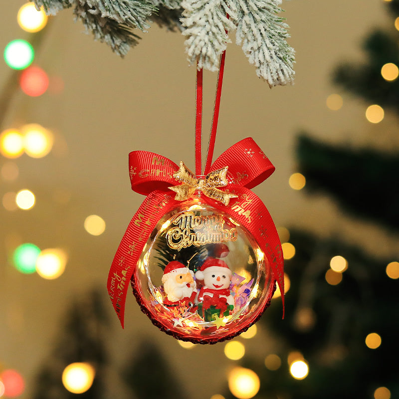 Christmas Gift Micro-view Pendant Elf Ball Glowing