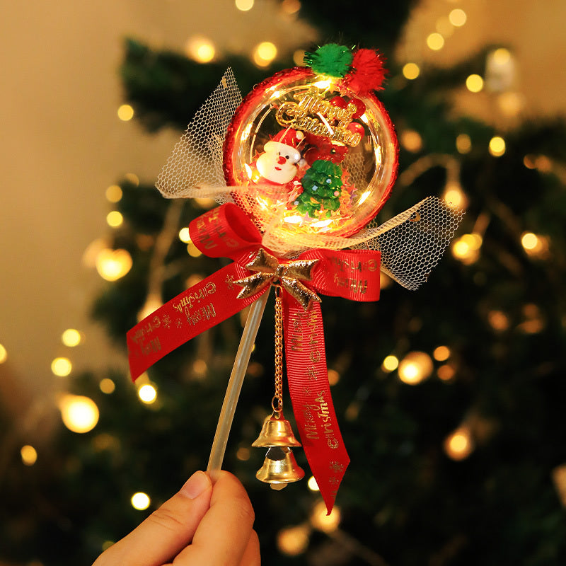 Christmas Gift Micro-view Pendant Elf Ball Glowing
