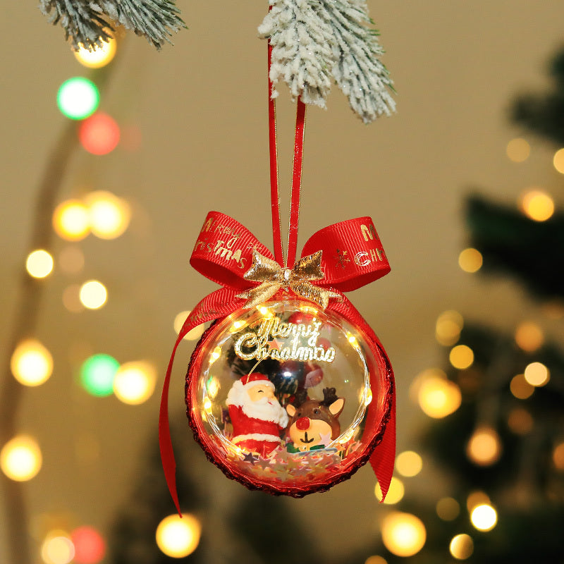 Christmas Gift Micro-view Pendant Elf Ball Glowing