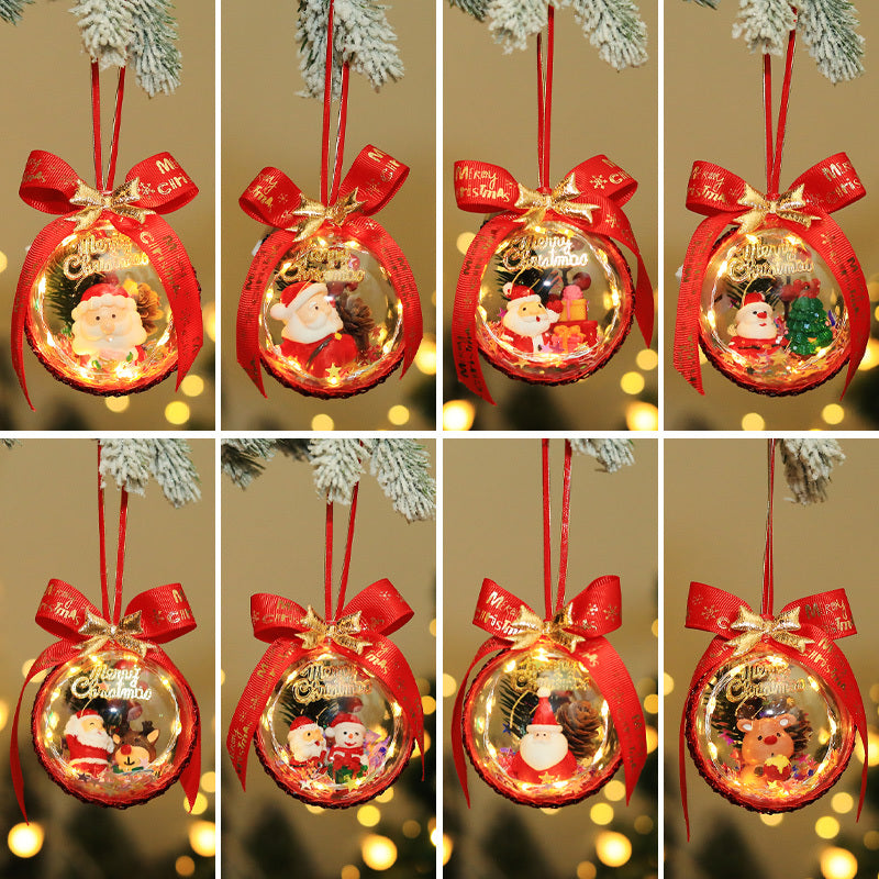 Christmas Gift Micro-view Pendant Elf Ball Glowing