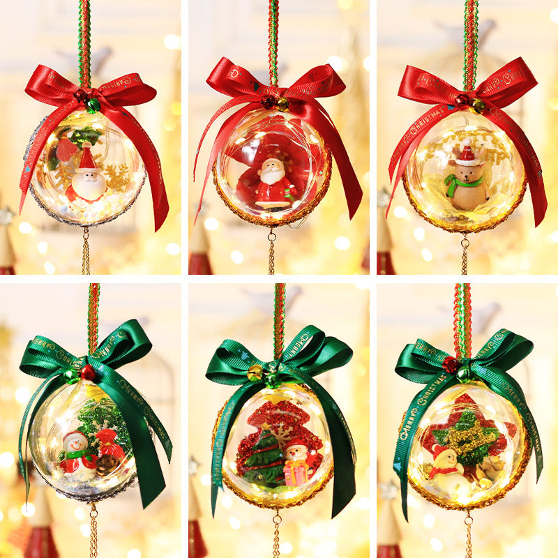 Christmas Gift Micro-view Pendant Elf Ball Glowing