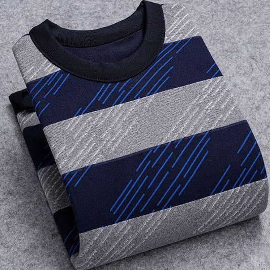 sweater men winter thin fce o-ne thermal men clothes