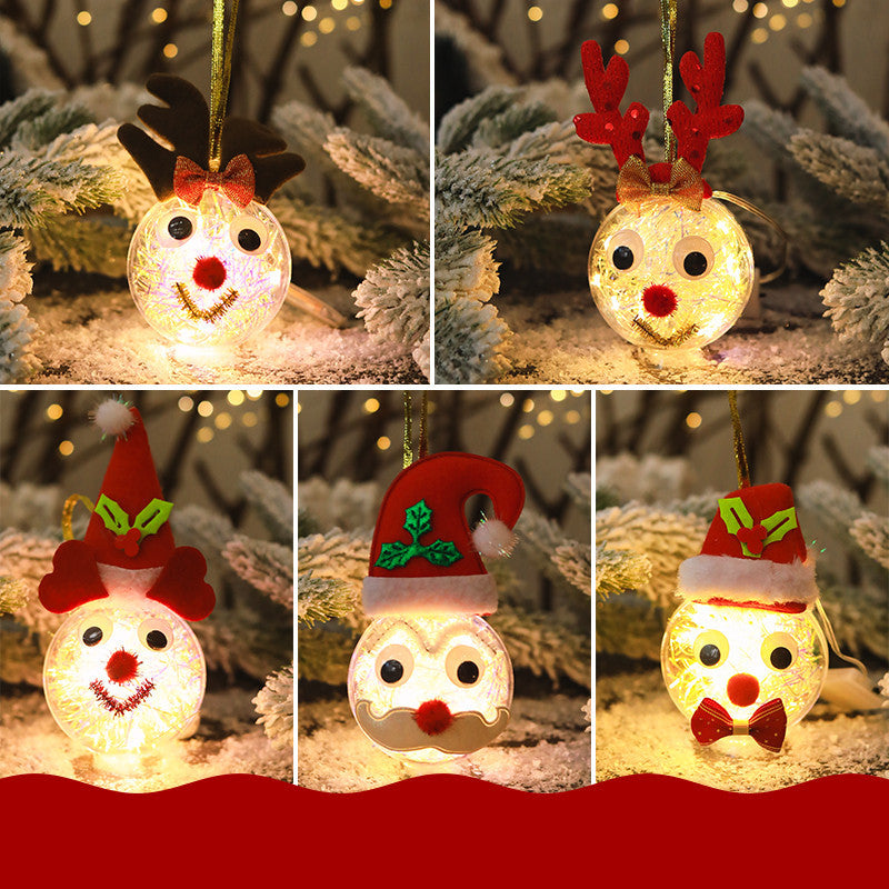 Christmas Gift Micro-view Pendant Elf Ball Glowing