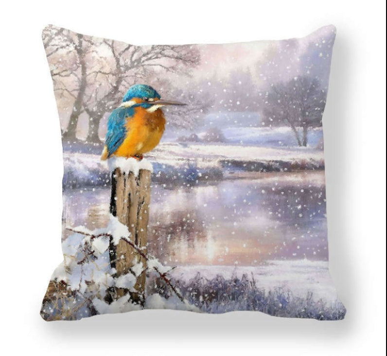 Christmas Ice And Snow Encrypted Peach Skin Pillowcase