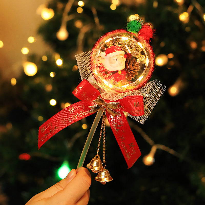 Christmas Gift Micro-view Pendant Elf Ball Glowing