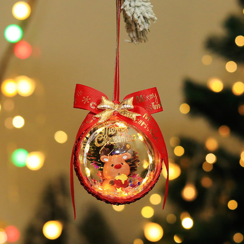 Christmas Gift Micro-view Pendant Elf Ball Glowing