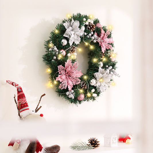 Christmas Garland Handmade Showcase Door Hanging Holiday Layout