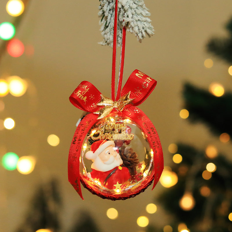 Christmas Gift Micro-view Pendant Elf Ball Glowing