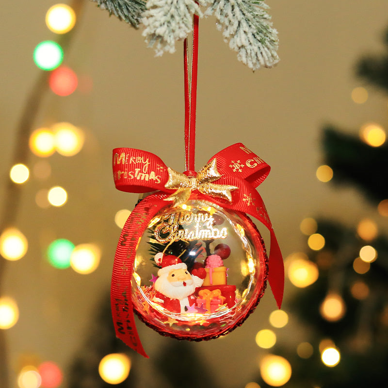 Christmas Gift Micro-view Pendant Elf Ball Glowing