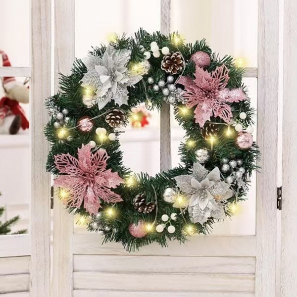 Christmas Garland Handmade Showcase Door Hanging Holiday Layout