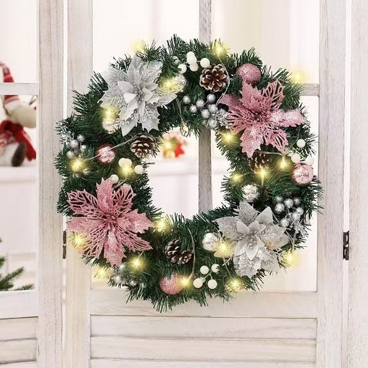 Christmas Garland Handmade Showcase Door Hanging Holiday Layout