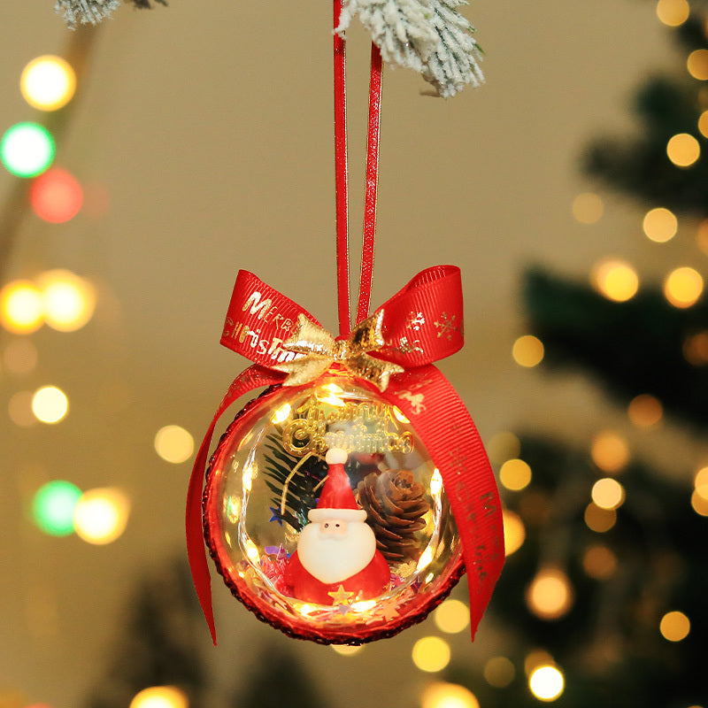 Christmas Gift Micro-view Pendant Elf Ball Glowing