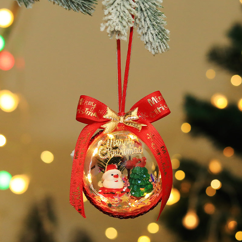 Christmas Gift Micro-view Pendant Elf Ball Glowing